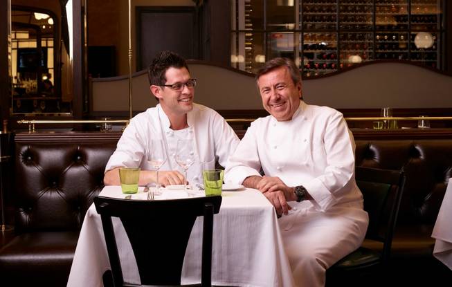 Chefs David Middleton and Daniel Boulud are opening DB Brasserie on Thursday, April 24, 2014, at the Venetian in Las Vegas.