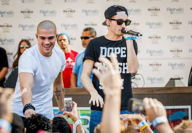 The Wanted performs at Rehab on Sunday, April 27, 2014, ...