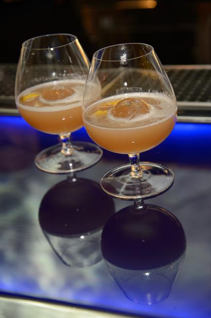 Buddah’s Palm cocktails are served during Night 1 of Hakkasan’s ...