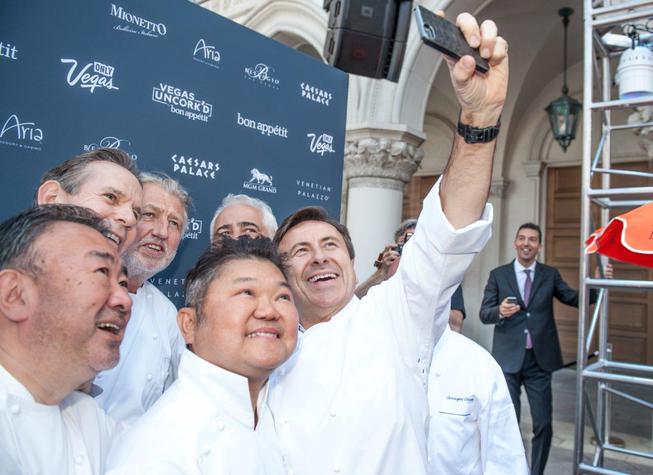 The saber-off for the eighth-annual Vegas Uncork'd by Bon Appetit ...