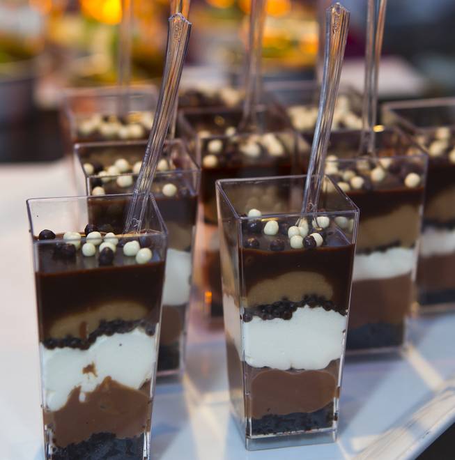 Triple Chocolate Trifle is one of many desserts to be sampled at the Grand Tasting during the Uncork'd annual event at Caesars Garden of the Gods Pool on Friday, May 9, 2014.