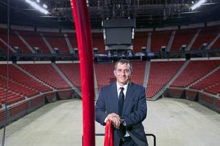 Tuff-N-Uff CEO Jeff Meyer poses at the Thomas & Mack Center Tuesday, June 3, 2014. The amateur mixed martial arts organization will celebrate it's 20th anniversary with a free amateur fight card, 