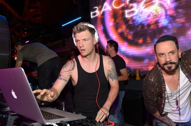 Nick Carter and A.J. McLean of The Backstreet Boys at ...