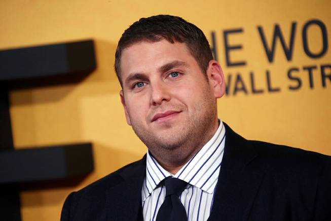 This Jan. 9, 2014, photo shows actor Jonah Hill at the U.K. premiere of "The Wolf of Wall Street" at a Leicester Square cinema in London, England. 