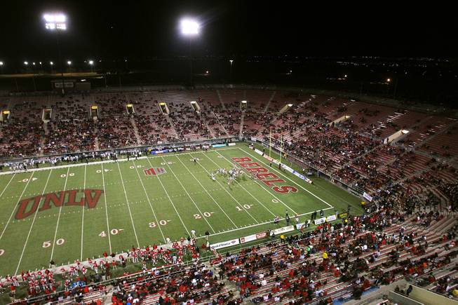UNLV takes on Utah State on Saturday, Nov. 9, 2013, at Sam Boyd Stadium. The university is working to enhance the game-day experience.