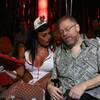 Nurse Jen comforts Jerry Jones during a benefit show at Lounge at the Palms on Wednesday, June 18, 2014, to help raise money for his medical bills.