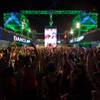 Attendees dance to the music of Party Favor during night 2 of EDC, Saturday June 21, 2014 at the Las Vegas Motor Speedway.