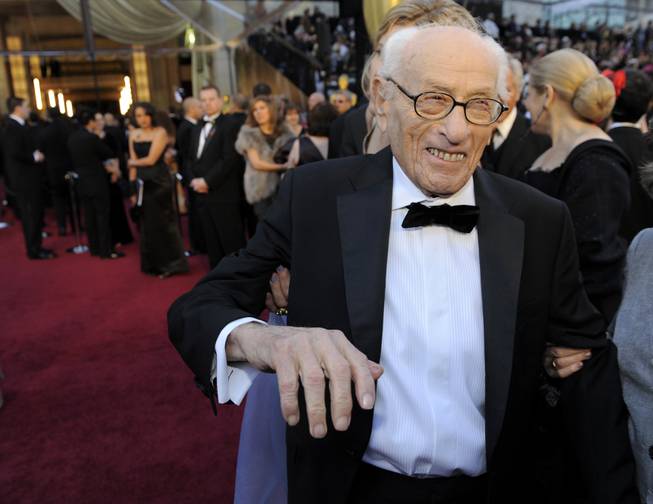 This Feb. 27, 2011, file photo shows actor Eli Wallach at the 83rd Academy Awards in the Hollywood section of Los Angeles.