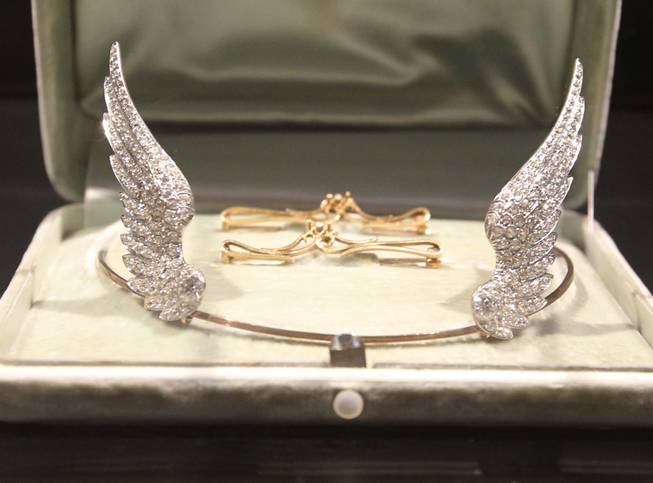 William McKinley Presidential Library and Museum places the Ida McKinley tiara on public display on Wednesday, July 2, 2014, in Canton, Ohio.