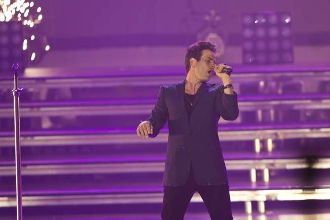 Joey McIntyre of New Kids on the Block performs in the Axis at Planet Hollywood on Thursday, July 10, 2014.