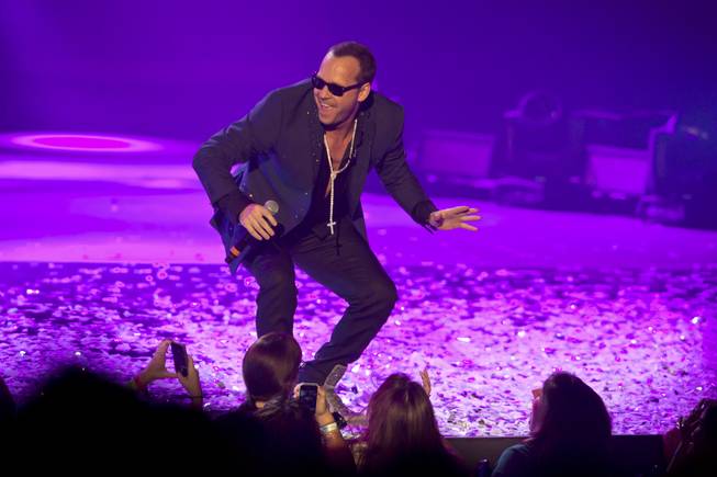 Donnie Wahlberg of New Kids on the Block performs in the Axis at Planet Hollywood on Thursday, July 10, 2014.