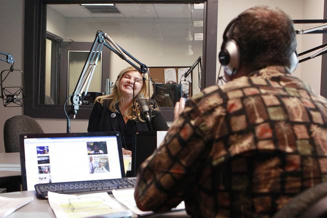 Michelle Fiore takes part in Alan Stock's radio program May 8, 2014.