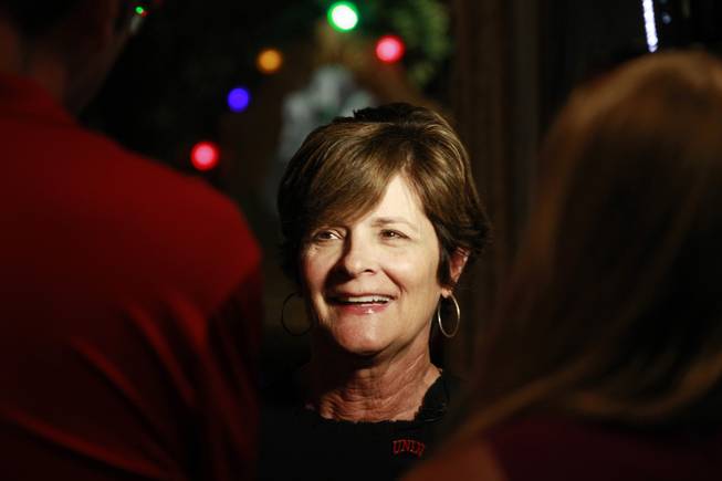 UNLV Athletic Director Tina Kunzer Murphy speaks to the media during a luncheon Tuesday, July 29, 2014.