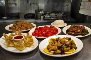 Sweet and sour pork, orange chicken and pork fried rice are among the favorite dishes on Café Fiesta's Chinese menu.