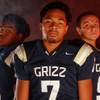 Spring Valley High School football players Shiloh Fao, Christian Tasi and Drazen Tojic on Monday, July 21, 2014.