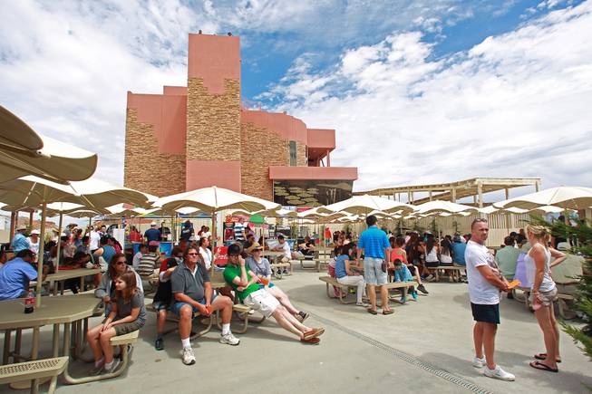 Visitors wait for their turn to tour the Skywalk at Grand Canyon West Tuesday, Aug. 12, 2014.