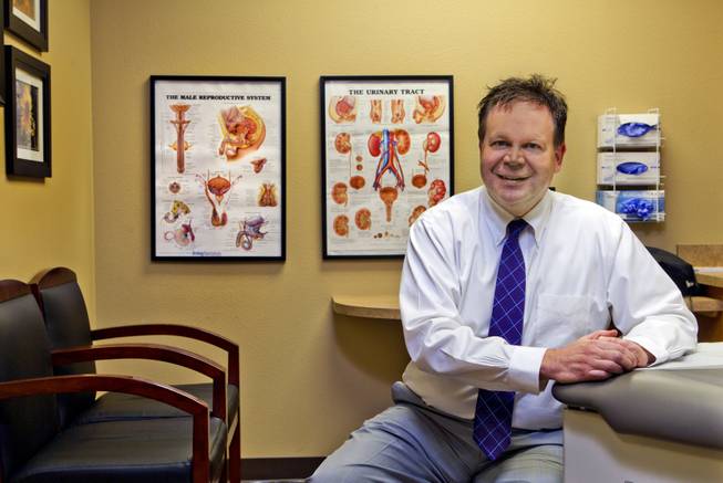 Dr. Mark Leo is a urologist in Las Vegas on Wednesday, August 6, 2014.