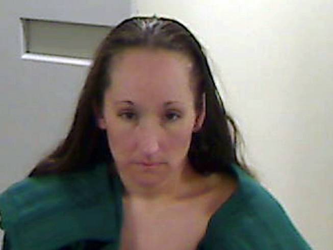An undated photo provided by the Tooele, Utah, County Jail shows Jill Goff, whose 2-year-old son died after she accidently fed him methadone from a Gatorade bottle. Goff was sentenced to up to 15 years in prison Tuesday, Aug. 19, 2014.