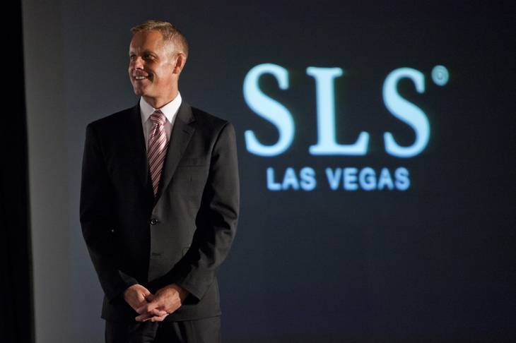 Rob Oseland, president of SLS Las Vegas, speaks during a press conference at SLS Las Vegas on Friday, Aug. 22, 2014.