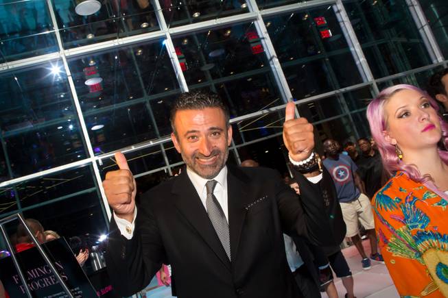 Arash Azarbarzin, president of SBE Hotel Group, at the grand-opening celebration of SLS Las Vegas on Saturday, Aug. 23, 2014, on the Strip.