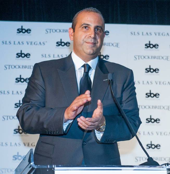 Sam Nazarian at the grand opening of his SLS Las Vegas on Friday, Aug. 22, 2014, on the Strip.