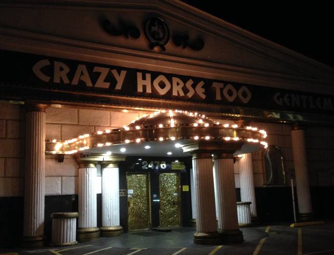 The shuttered Crazy Horse Too gentlemen's club on Industrial Road, as seen Thursday, Aug. 28, 2014.