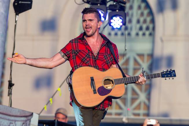 Juanes performs onstage during the Made in America Festival at Grand Park on Sunday, Aug. 31, 2014, in Los Angeles. 