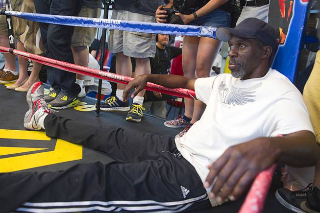 Roger Mayweather, uncle and trainer of Floyd Mayweather Jr., pictured at the Mayweather Boxing Club on Sept. 2, 2014.