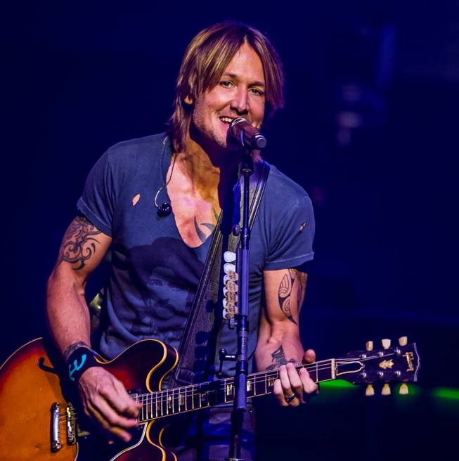 Keith Urban performs at The Chelsea on Sunday, Aug. 31, 2014, in The Cosmopolitan of Las Vegas.