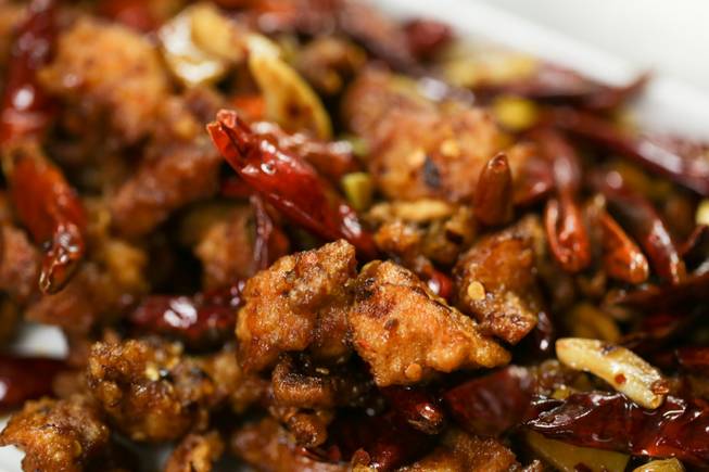 Chef Tony Hu’s Lao Sze Chuan serves the spicy three-chili ...