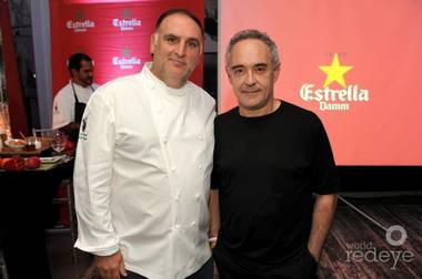 Chefs Jose Andres and Ferran Adria.