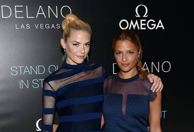 Actress Jaime King and fashion designer Charlotte Ronson attend the ...