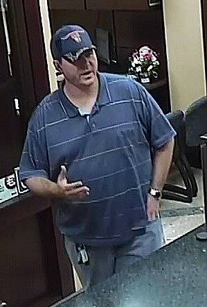 This man is sought in a bank robbery from Sept. 15, 2014.