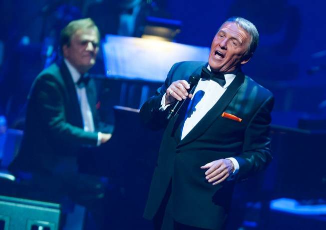 Bob Anderson performs as Frank Sinatra during the Nevada Sesquicentennial All-Star Concert on Monday, Sept. 22, 2014, at the Smith Center for the Performing Arts in downtown Las Vegas.