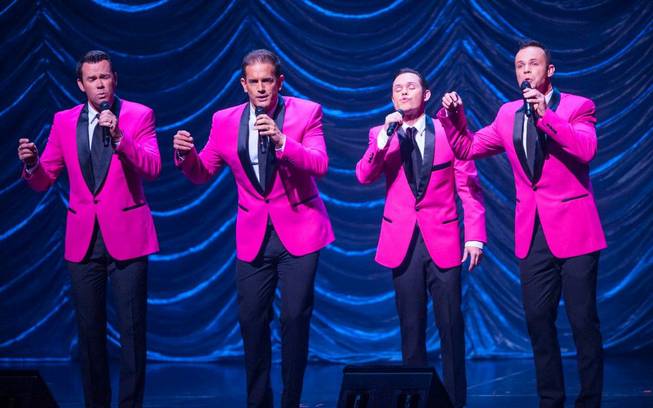 Venetian headliners Human Nature perform during the Nevada Sesquicentennial All-Star Concert on Monday, Sept. 22, 2014, at the Smith Center for the Performing Arts in downtown Las Vegas.