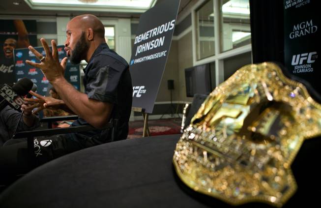 UFC 178 Media Day at MGM Arena