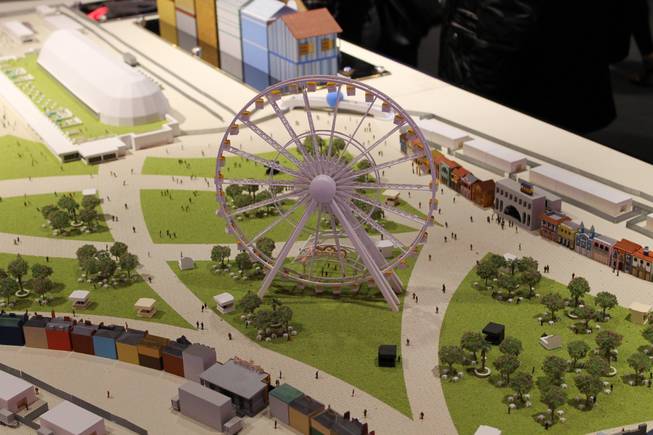 A look at a rendering of the Ferris wheel planned for the 2015 Rock in Rio music festival, which will also build a zipline on the site, and offer several retail, concession and merchandize booths along with a VIP center.