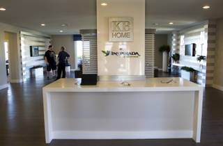 A view of a KB Home sales office at the Inspirada master-planned community in Henderson Monday Sept. 29, 2014. STEVE MARCUS