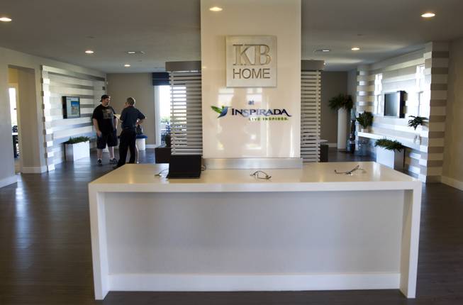 A view of a KB Home sales office at the Inspirada master-planned community in Henderson Monday Sept. 29, 2014. STEVE MARCUS