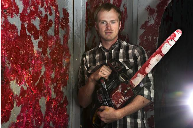 Jacob Bailey has created a haunted house in a hospital parking lot to benefit local nonprofit groups. 