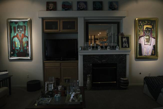 A look inside James Chaps house to see his vast art collection on September 25, 2014.
