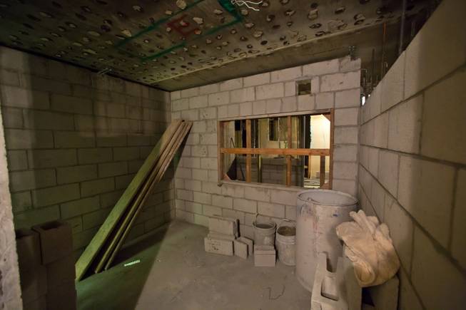 A look at a new visitation room, still under construction, at the Clark County Detention Center, Friday Oct. 3, 2014.