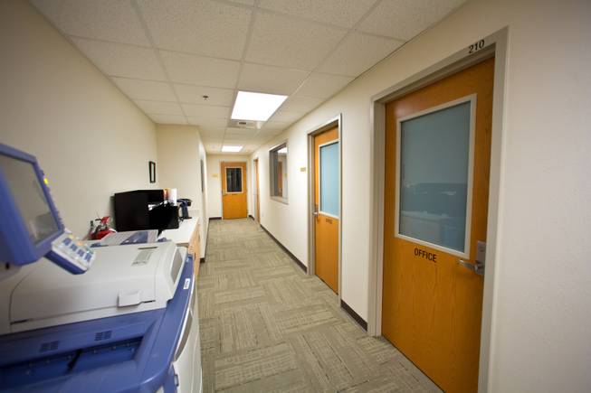 A look at new renovated administration offices at the Clark County Detention Center, Friday Oct. 3, 2014.
