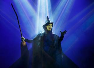 “Wicked,” starring Emma Hunton as Elphaba, the Wicked Witch of the West, is at the Smith Center for the Performing Arts from Oct. 8-Nov. 9, 2014, in downtown Las Vegas.