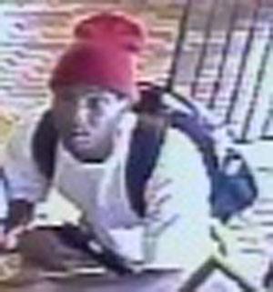 Metro Police identified this man is a suspect in the robbery of a business in the 3900 block of Maryland Parkway on Thursday, Oct. 9, 2014.