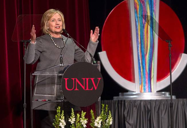 More UNLV Dinner: Hillary Clinton