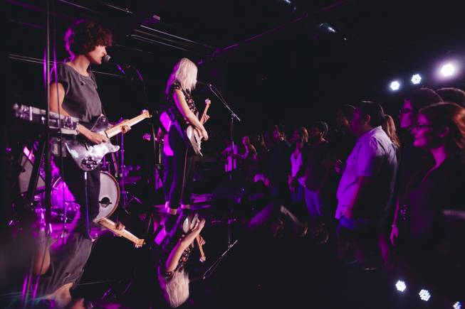 Beverly performs at the Bunkhouse in Las Vegas, Nev on October 12, 2014.