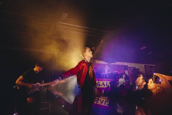 The Drums perform at the Bunkhouse in Las Vegas, Nev on October 12, 2014.