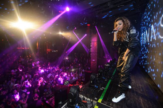Tinashe hosts and performs at Tao on Thursday, Oct. 16, ...