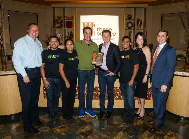 Celebrity chef Bobby Flay visits Three Square food bank Tuesday, ...